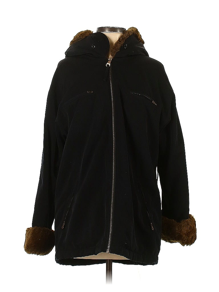 Towne by London Fog Solid Black Coat Size M 76 off thredUP