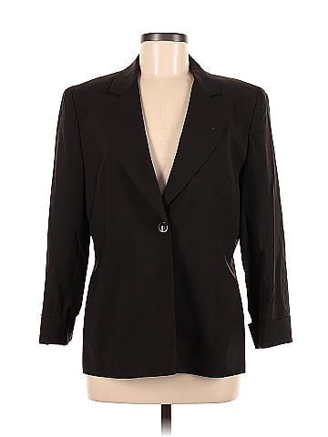 Dana Buchman Solid Black Blazer Size 6 - 67% off