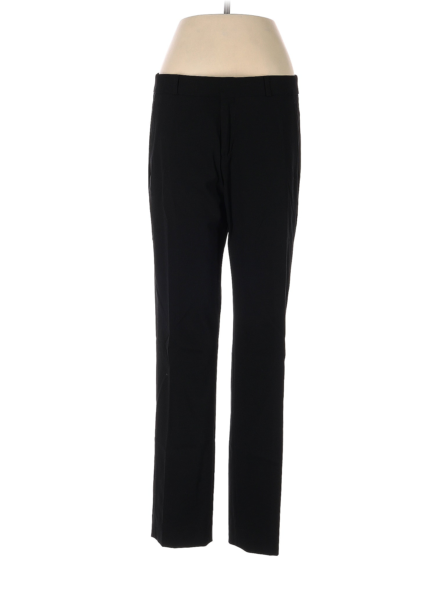 Banana Republic Solid Black Wool Pants Size 6 - 82% off | thredUP