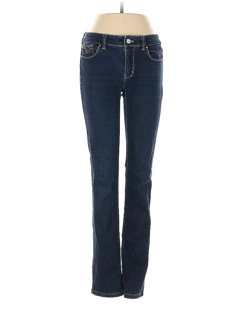 White House Black Market Solid Blue Jeans Size 4 - 73% off | thredUP