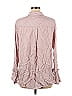 Treasure & Bond 100% Viscose Stripes Pink Long Sleeve Button-Down Shirt Size M - photo 2