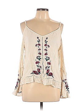 American Eagle Outfitters Long Sleeve Blouse (view 1)