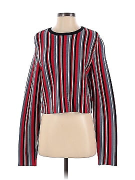 Victor Glemaud Striped Cropped Sweater (view 1)