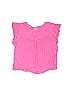 Billabong 100% Rayon Pink Short Sleeve Blouse Size L (Infants) - photo 2