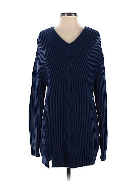 Thakoon Collective Navy Pullover Sweater (view 1)