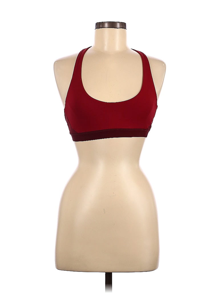 Lululemon Athletica Color Block Red Sports Bra Size 6 54 off thredUP
