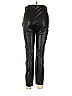 Cupcakes & Cashmere 100% Polyurethane Solid Black Faux Leather Pants Size 6 - photo 2