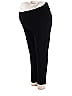 Seraphine Solid Black Casual Pants Size XXL (Maternity) - photo 1