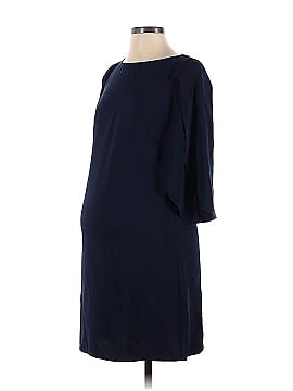 Ingrid + Isabel Navy Tulip Sleeve Maternity Dress (view 1)