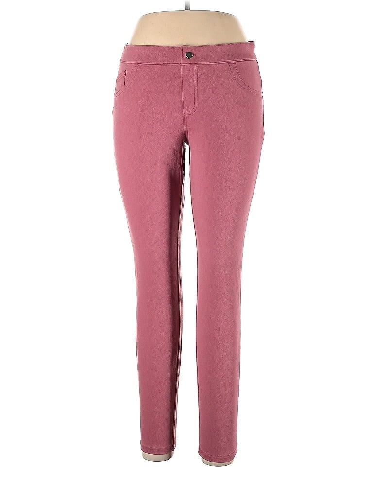 Utopia Burgundy Pink Jeggings Size L - photo 1