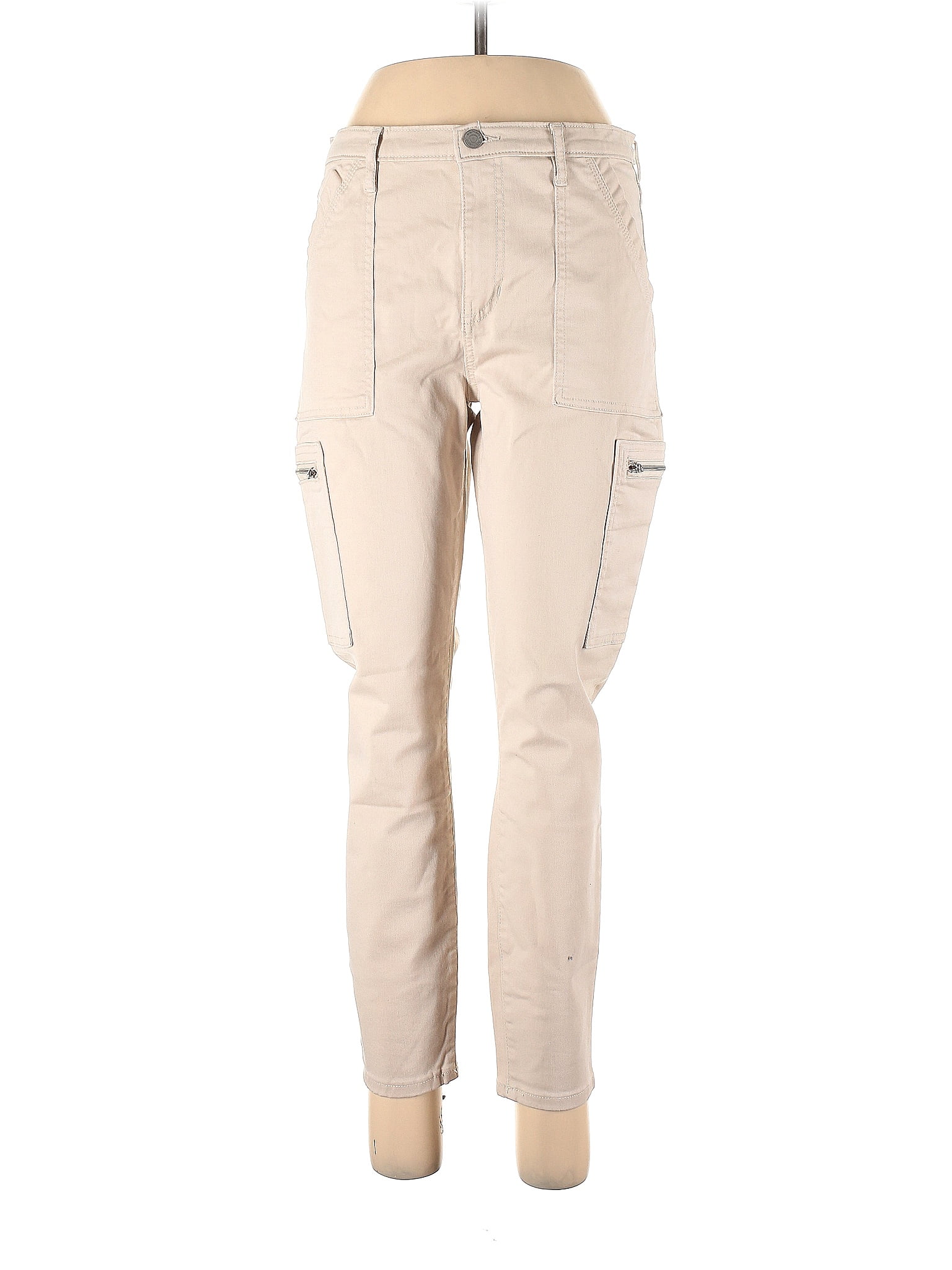 Banana Republic Solid Tan Cargo Pants 30 Waist 65 off thredUP