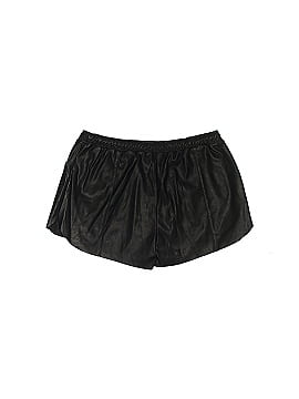 David Lerner Faux Leather Shorts (view 2)