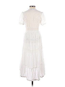 The Kooples White Lace Deep V-Neck Dress (view 2)