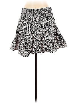 Rebecca Taylor Leopard Poplin Skirt (view 2)