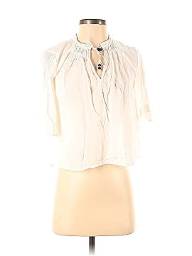 Madewell x Warm Short Sleeve Blouse (view 1)