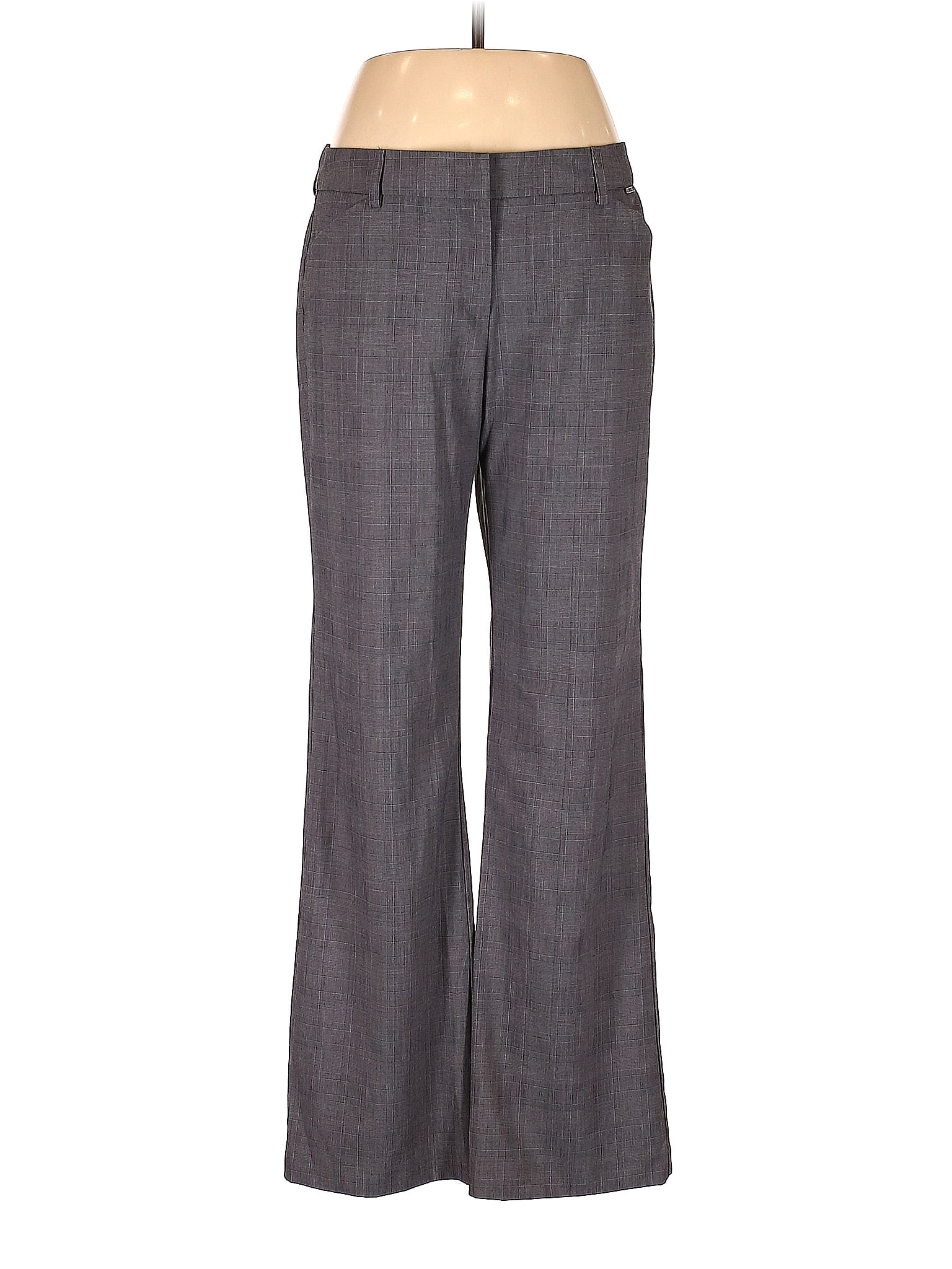 new-york-company-plaid-gray-dress-pants-size-10-71-off-thredup