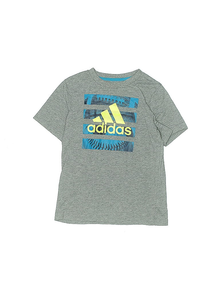 Click to view more detailed imagery on our partner's website Pre-owned Adidas Originals Kids' Short Sleeve T-shirt In Gray