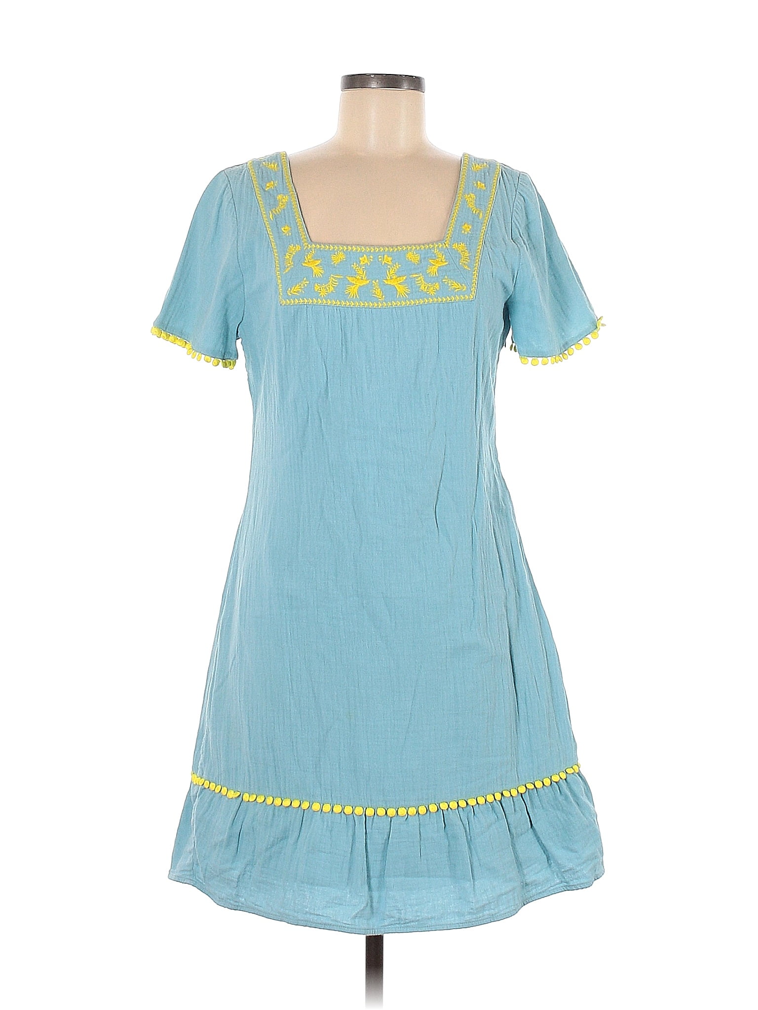 Tunique à Manches Longues Mini Boden à Fleurs - 100% Coton - Taille 5-6 Ans - Occasion Excellent état