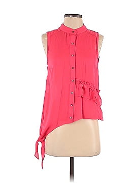 Nicole Miller Artelier Sleeveless Silk Top (view 1)