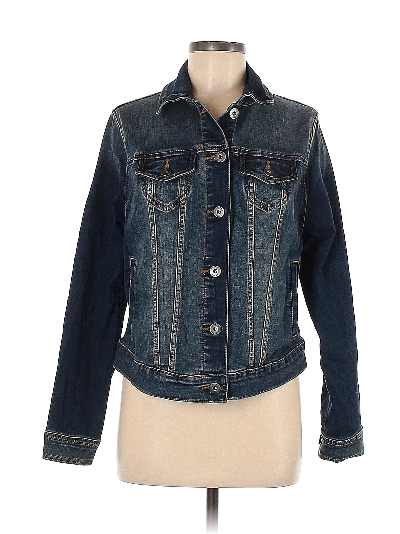 Torrid Solid Blue Denim Jacket Size Med Plus (00) (Plus) - 59% Off ...