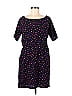 Funky People 100% Polyester Black Casual Dress Size L - photo 1