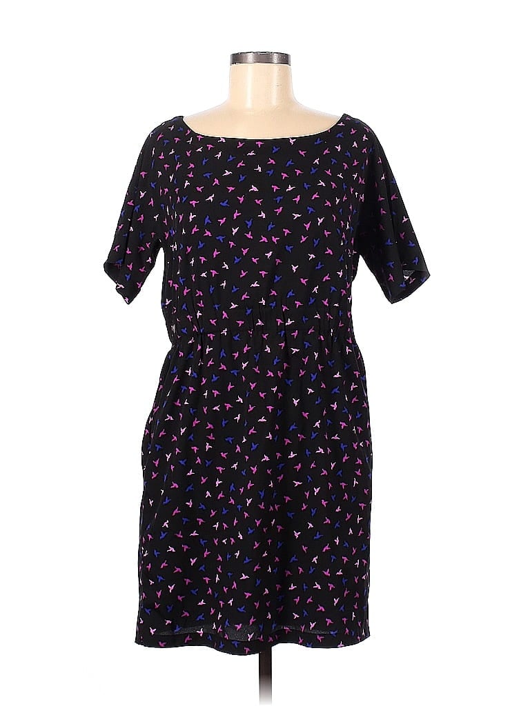 Funky People 100% Polyester Black Casual Dress Size L - photo 1