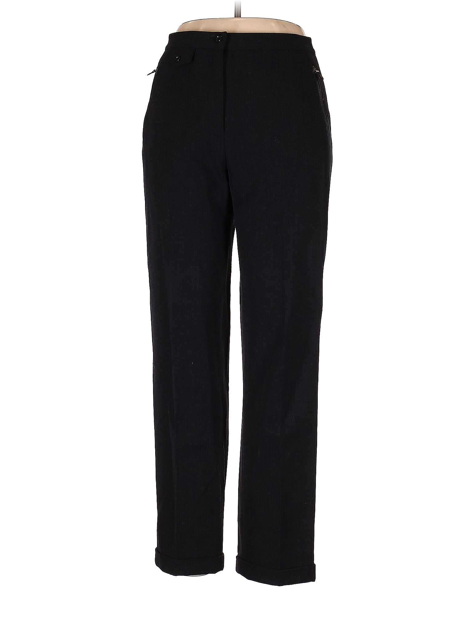 Lauren by Ralph Lauren Black Wool Pants Size 10 - 73% off | thredUP