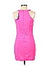 Speechless 100% Polyester Solid Pink Casual Dress Size L - photo 2