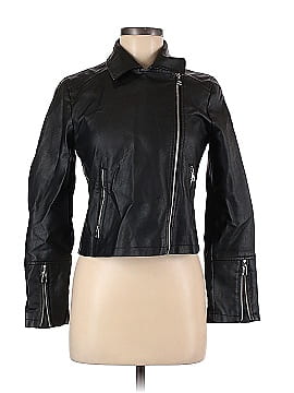 Anna Cai Faux Leather Jacket (view 1)