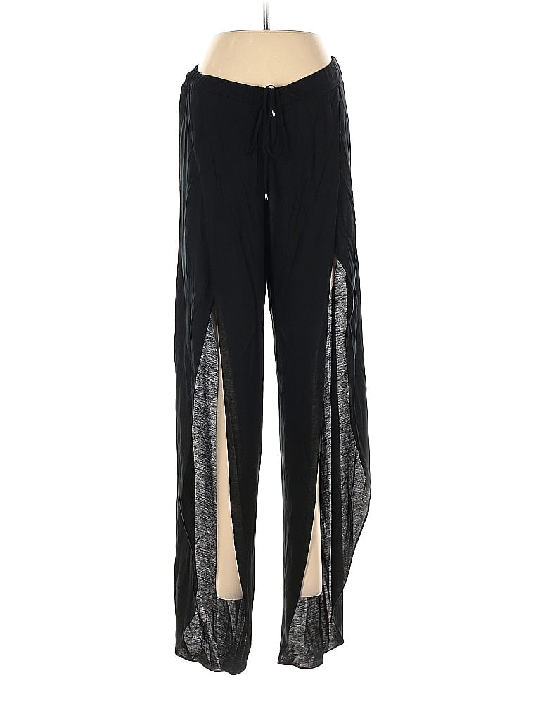 Haute Hippie Solid Black Casual Pants Size M - photo 1