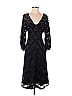 Tracy Reese Solid Black Casual Dress Size 2 - photo 1