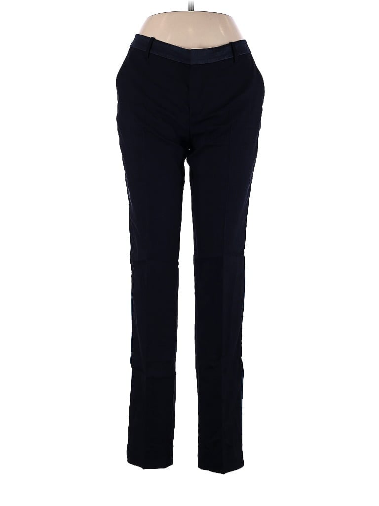 Maiyet Blue Black Wool Pants Size 40 (EU) - photo 1