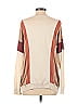 Haute Hippie Color Block Tan Pullover Sweater Size S - photo 2
