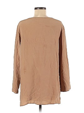 Diane von Furstenberg Long Sleeve Silk Top (view 2)