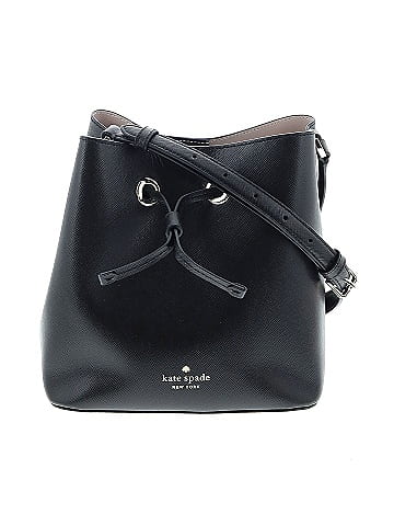 Kate spade black hot sale bucket bag