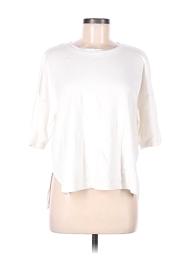 T-shirt MNG Femme Taille M - Rouge, Col Rond, Manches Courtes, Coton, Occasion Très Bon état