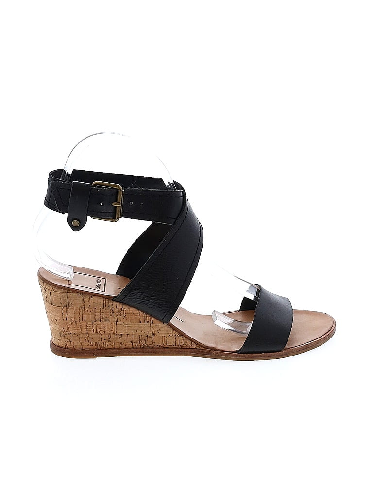 dolce vita black wedges