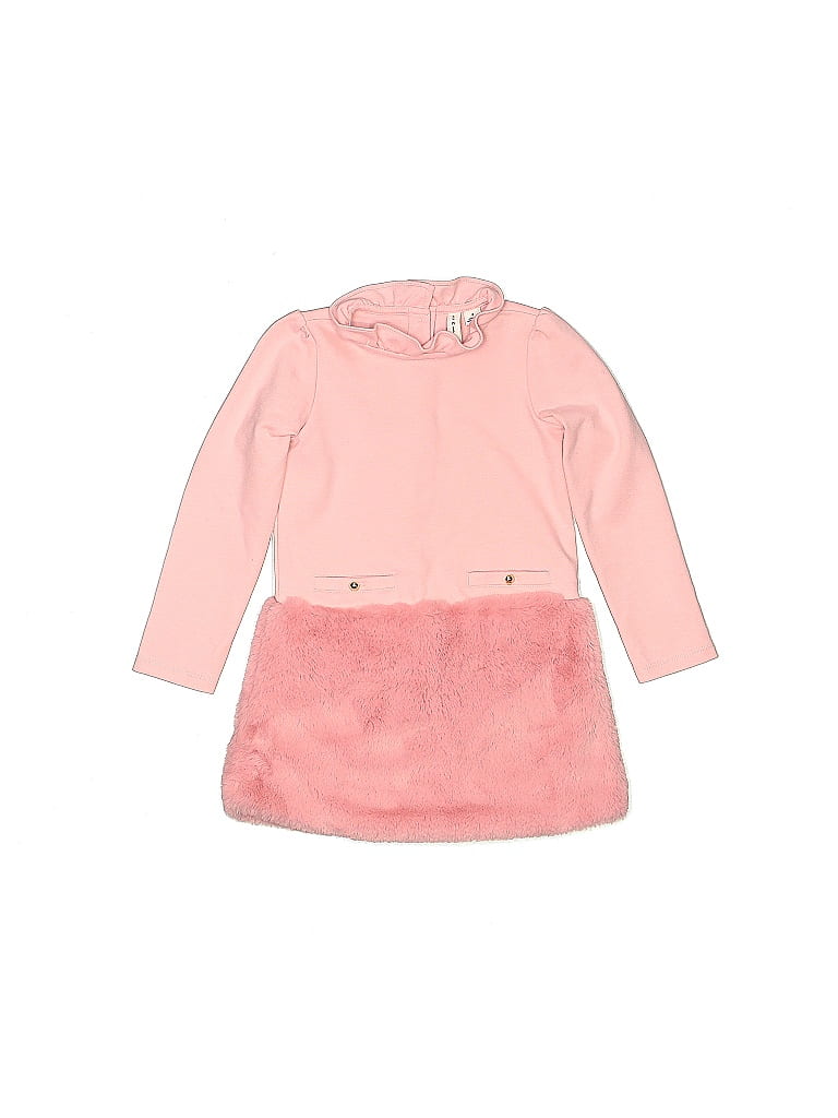 Janie and Jack Solid Pink Dress Size 4 - photo 1