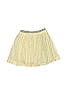 Tea 100% Polyester Yellow Ivory Skirt Size 8 - photo 1