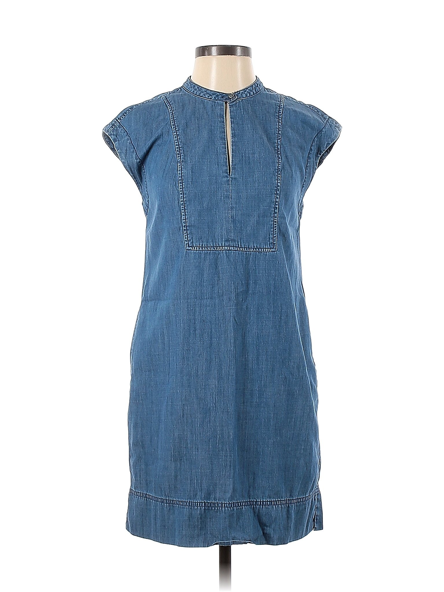 J.Crew Blue Casual Dress Size S (Petite) 79 off thredUP