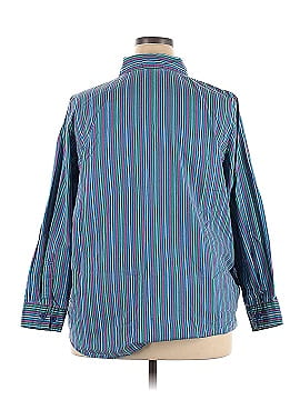 Roaman's Long Sleeve Button-Down Shirt (view 2)