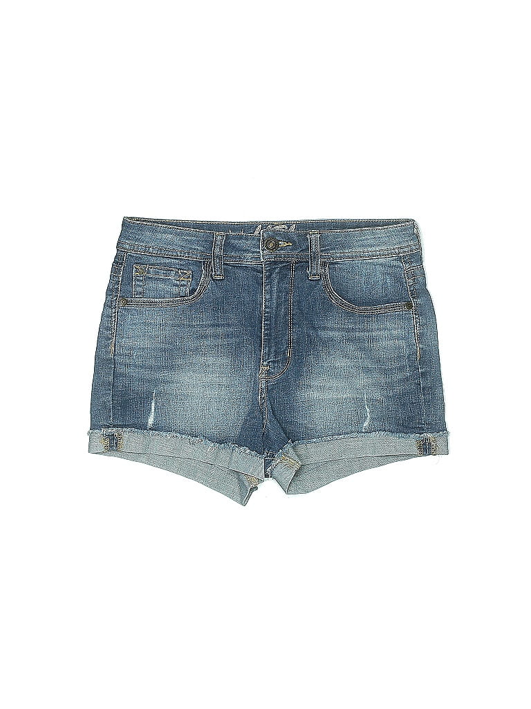 Wallflower Blue Denim Shorts Size 7 - photo 1