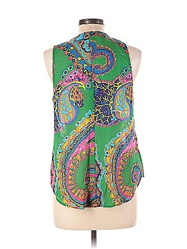 Trina Turk Sleeveless Silk Top (view 2)