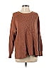525 America 100% Cotton Color Block Brown Pullover Sweater Size S - photo 1