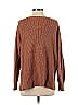525 America 100% Cotton Color Block Brown Pullover Sweater Size S - photo 2