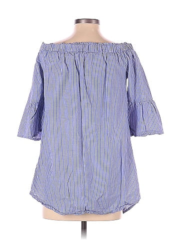 Hint of Blush 3/4 Sleeve Blouse (view 2)
