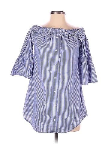 Hint of Blush 3/4 Sleeve Blouse (view 1)