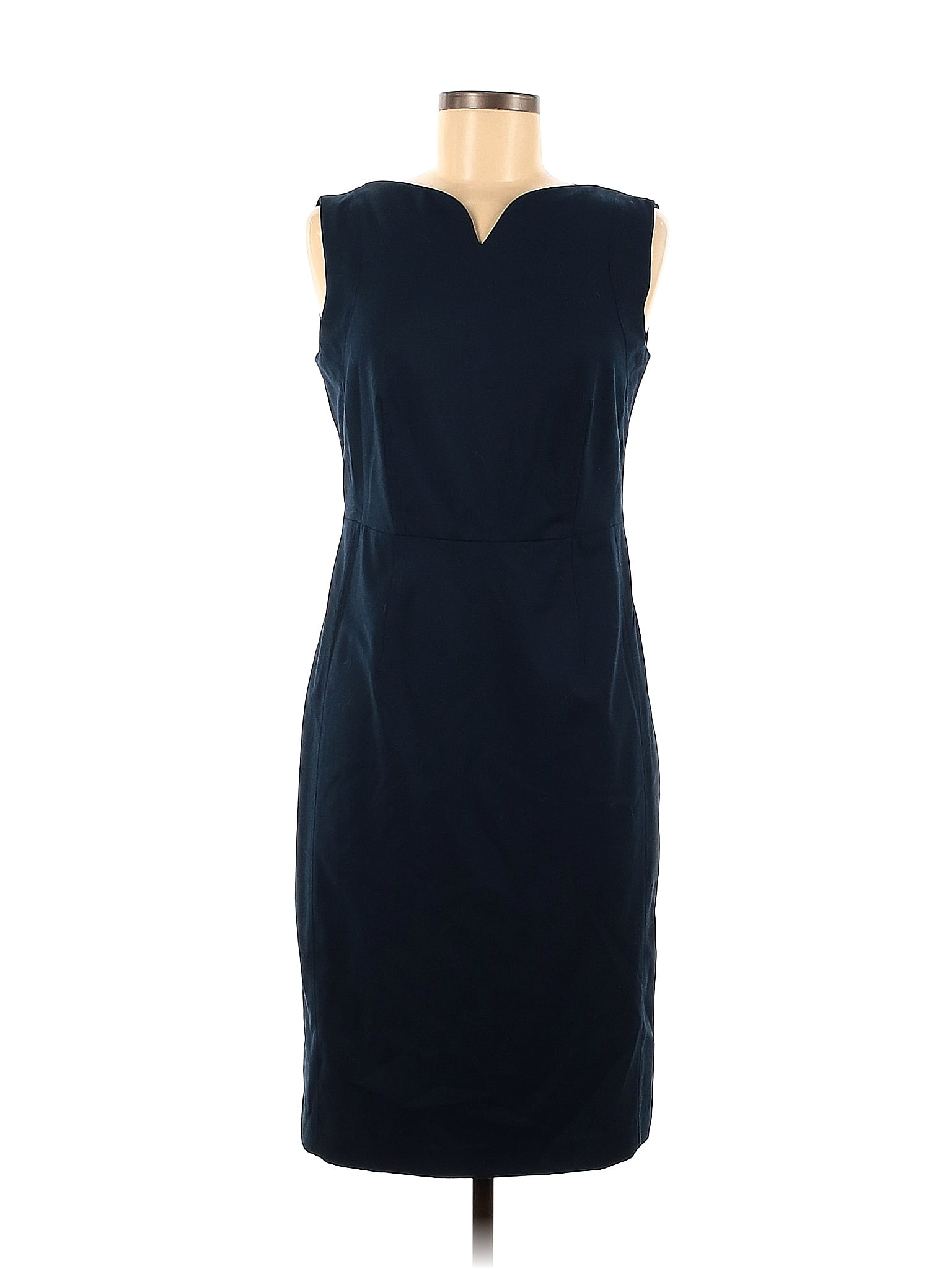 Jones New York Collection Solid Navy Blue Casual Dress Size 6 - 76% off ...