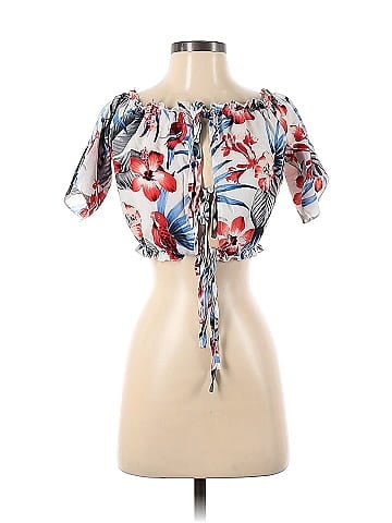 Love & Other Things Short Sleeve Blouse (view 1)