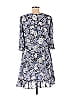 Ganni 100% Viscose Floral Multi Color Blue Casual Dress Size 40 (EU) - photo 2